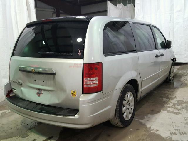 2A8HR44H08R138342 - 2008 CHRYSLER TOWN & COU GRAY photo 4