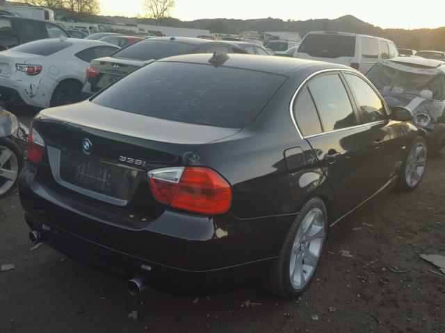 WBAVB735X8VH24020 - 2008 BMW 335 I BLACK photo 4