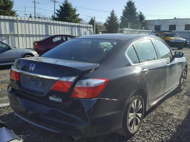 1HGCR2F31DA260537 - 2013 HONDA ACCORD LX BLACK photo 4