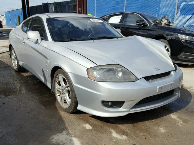 KMHHN65F06U206730 - 2006 HYUNDAI TIBURON GT SILVER photo 1