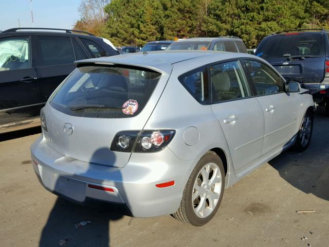 JM1BK343971685127 - 2007 MAZDA 3 HATCHBAC SILVER photo 4