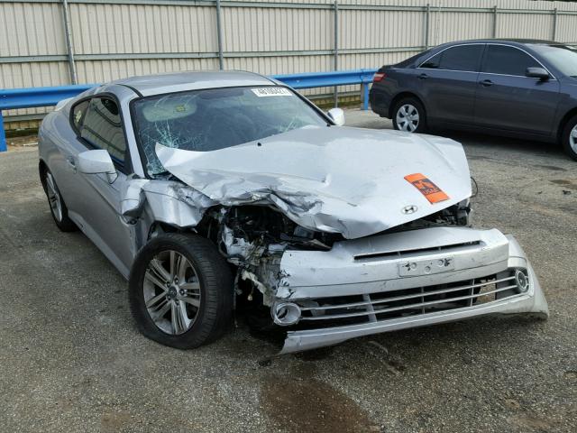 KMHHM66D78U266572 - 2008 HYUNDAI TIBURON GS SILVER photo 1