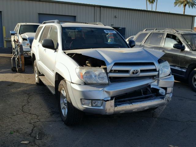 JTEZU14R640024847 - 2004 TOYOTA 4RUNNER SR SILVER photo 1