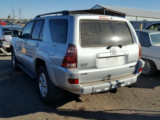 JTEZU14R640024847 - 2004 TOYOTA 4RUNNER SR SILVER photo 3