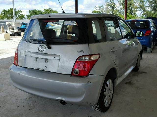 JTKKT624765007793 - 2006 TOYOTA SCION XA ვერცხლისფერი ფოტო 4