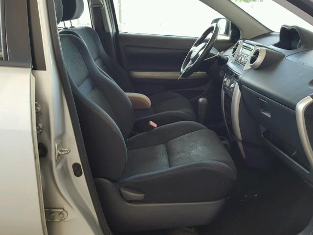 JTKKT624765007793 - 2006 TOYOTA SCION XA ვერცხლისფერი ფოტო 5