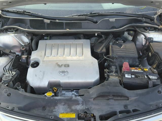 4T3ZK3BB0AU020795 - 2010 TOYOTA VENZA BASE SILVER photo 7