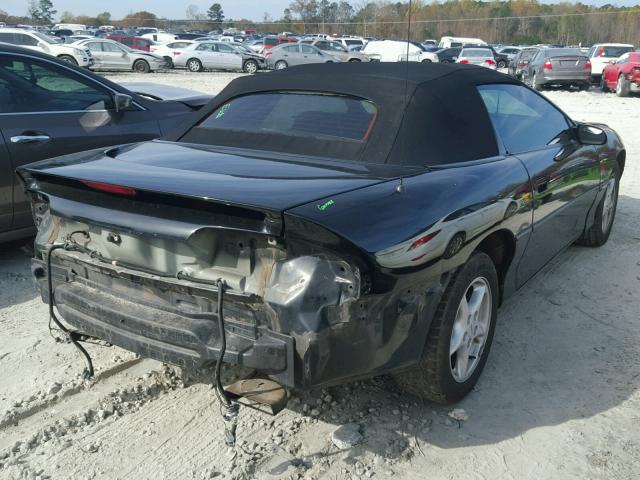 2G1FP32G722171730 - 2002 CHEVROLET CAMARO Z28 BLACK photo 4