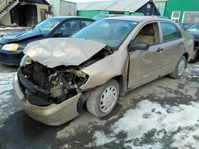 2T1BR32E96C566827 - 2006 TOYOTA COROLLA CE BEIGE photo 2