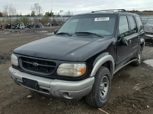 1FMZU72X2YZB26491 - 2000 FORD EXPLORER X BLACK photo 2