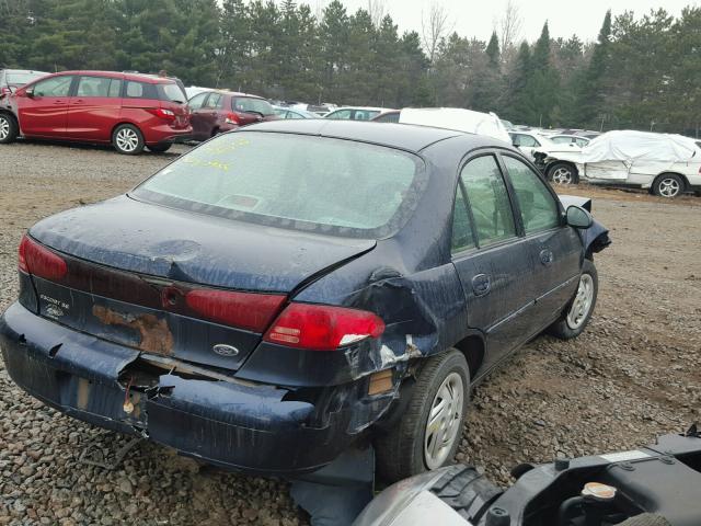 3FAFP13P92R214577 - 2002 FORD ESCORT BLUE photo 4