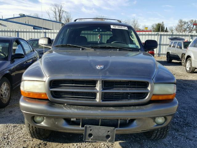 1B4HS38N12F192962 - 2002 DODGE DURANGO SP GRAY photo 9