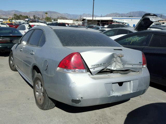 2G1WG5EK9B1245991 - 2011 CHEVROLET IMPALA LT SILVER photo 3