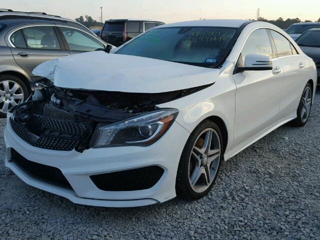 WDDSJ4EB2EN051796 - 2014 MERCEDES-BENZ CLA 250 WHITE photo 2