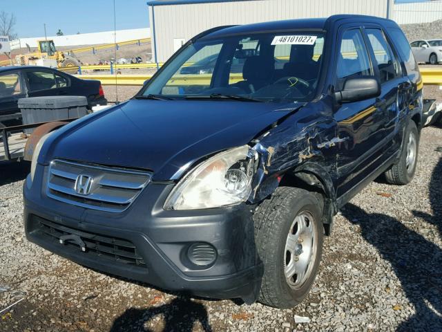 JHLRD68516C013008 - 2006 HONDA CR-V LX BLUE photo 2