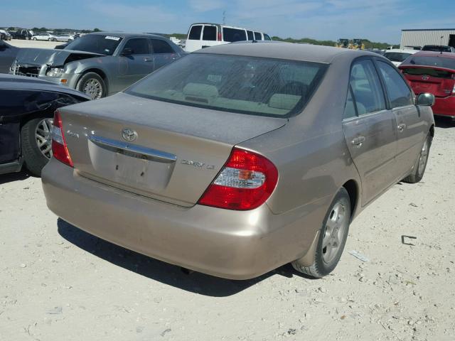 4T1BE32K84U274664 - 2004 TOYOTA CAMRY LE BEIGE photo 4