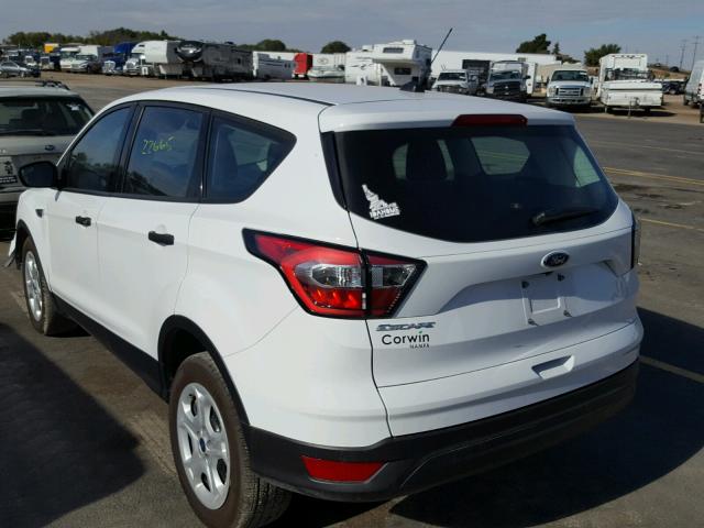 1FMCU0F73HUC79563 - 2017 FORD ESCAPE S WHITE photo 3