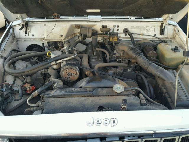 1JCHL7727GT011207 - 1986 JEEP CHEROKEE P WHITE photo 7