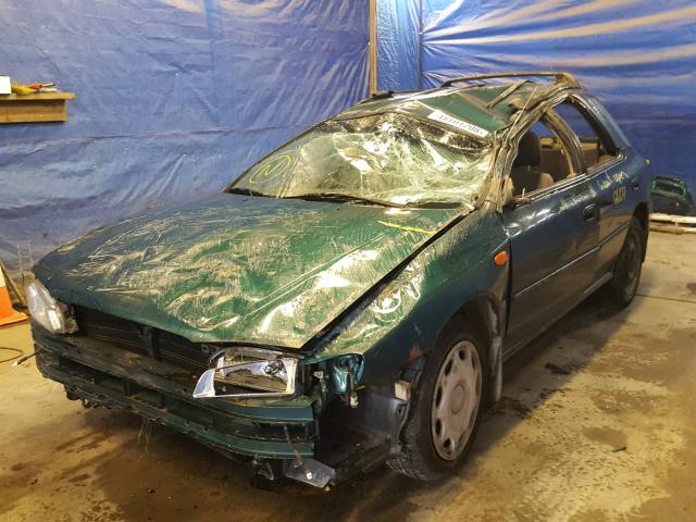 JF1GF4358YG800131 - 2000 SUBARU IMPREZA L GREEN photo 2