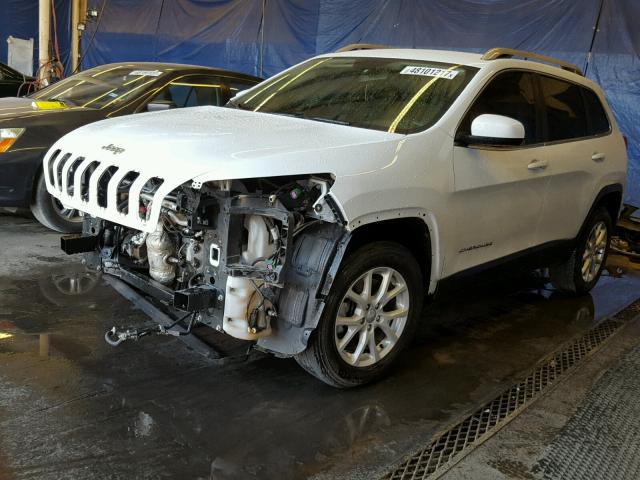 1C4PJMCS6EW252226 - 2014 JEEP CHEROKEE L WHITE photo 2