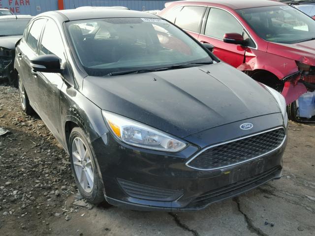 1FADP3K22FL268204 - 2015 FORD FOCUS SE BLACK photo 1