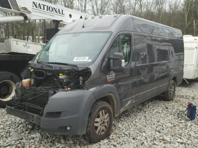 3C6URVJG5FE506186 - 2015 RAM PROMASTER GRAY photo 2