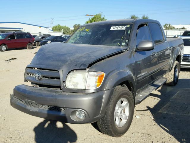 5TBDT48166S543705 - 2006 TOYOTA TUNDRA DOU GRAY photo 2