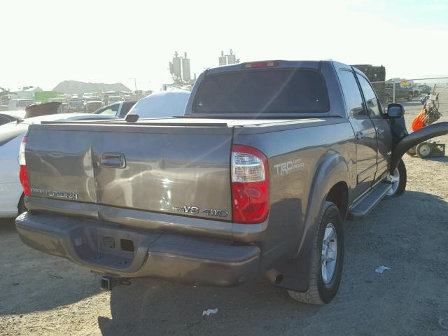 5TBDT48166S543705 - 2006 TOYOTA TUNDRA DOU GRAY photo 4