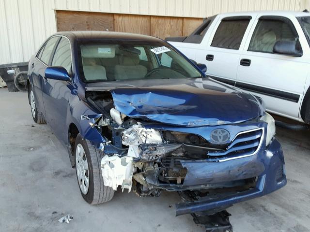 4T1BF3EK9BU656675 - 2011 TOYOTA CAMRY BASE BLUE photo 1