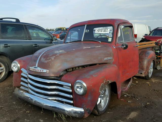 9JPA4734 - 1951 CHEVROLET PICKUP3100 RED photo 2