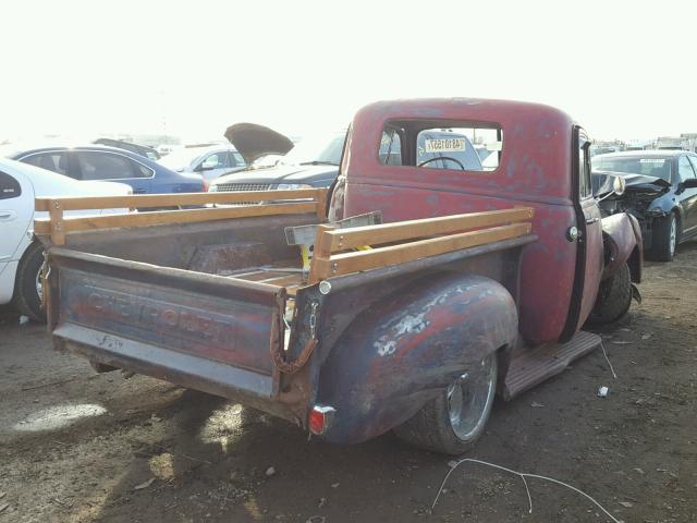 9JPA4734 - 1951 CHEVROLET PICKUP3100 RED photo 4