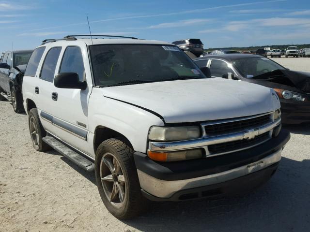 1GNEC13T91R146376 - 2001 CHEVROLET TAHOE C150 WHITE photo 1