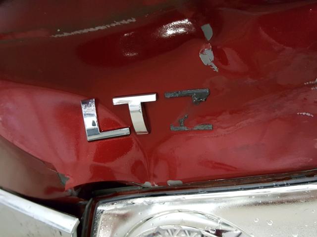 1G1PG5SB7E7404216 - 2014 CHEVROLET CRUZE LTZ RED photo 9