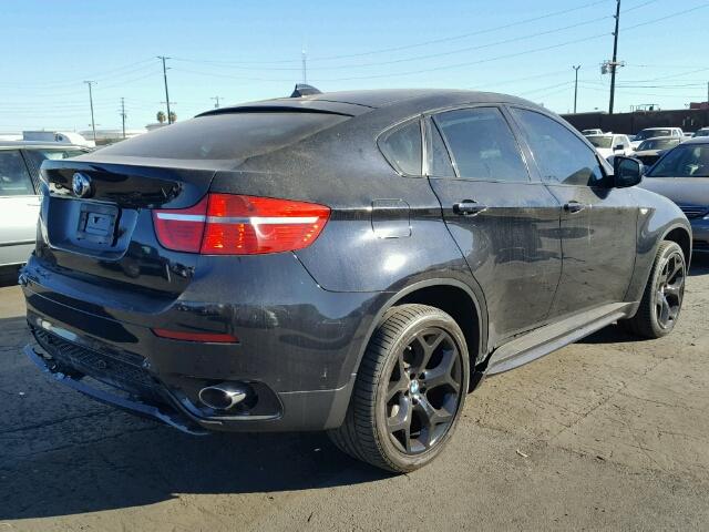 5UXFG4C50AL225358 - 2010 BMW X6 XDRIVE3 BLUE photo 4