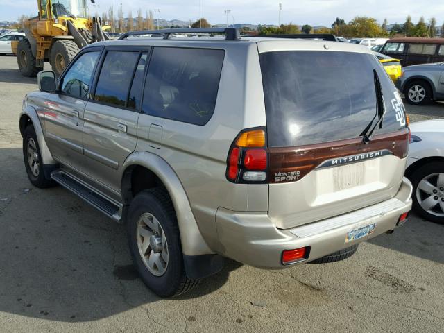 JA4LS41R32J052242 - 2002 MITSUBISHI MONTERO SP GOLD photo 3