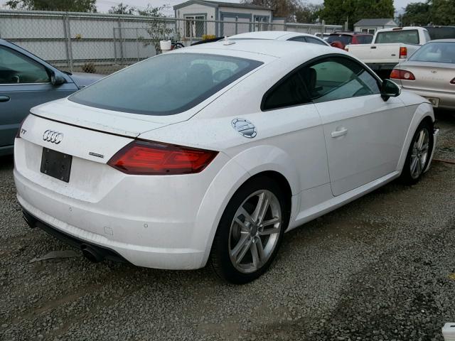 TRUC5AFV1G1019240 - 2016 AUDI TT WHITE photo 4