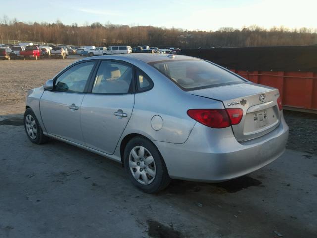 KMHDU46D17U125126 - 2007 HYUNDAI ELANTRA GL SILVER photo 3