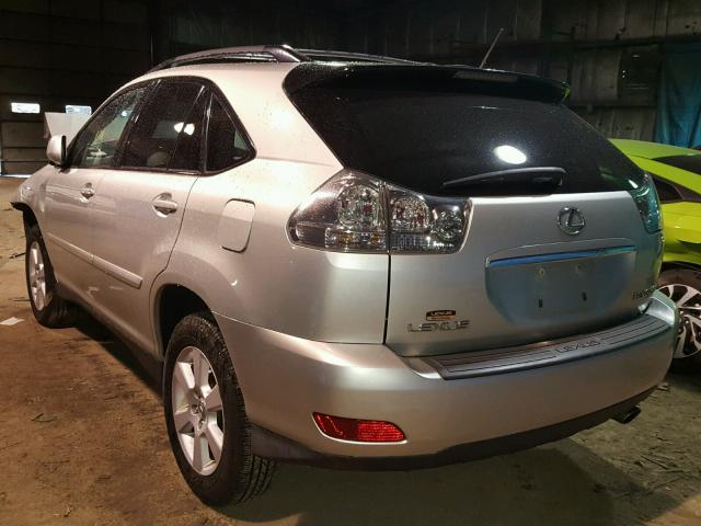 2T2HK31U37C007066 - 2007 LEXUS RX 350 SILVER photo 3