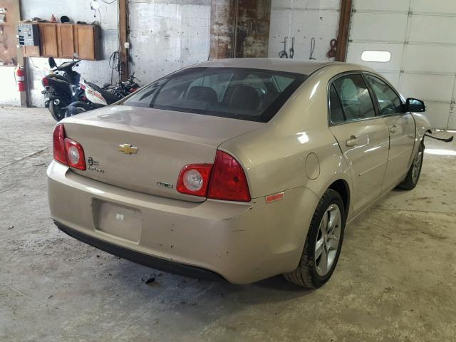 1G1ZA5EU8BF368593 - 2011 CHEVROLET MALIBU LS TAN photo 4