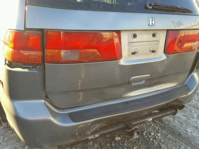 2HKRL18631H561584 - 2001 HONDA ODYSSEY EX GRAY photo 9