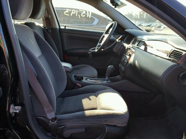 2G1WA5EK6B1101767 - 2011 CHEVROLET IMPALA LS BLACK photo 5