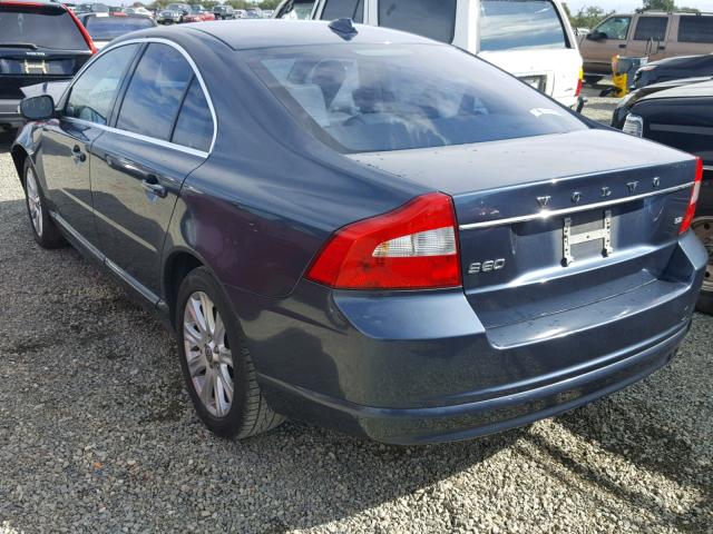 YV1AS982291101437 - 2009 VOLVO S80 3.2 BLUE photo 3