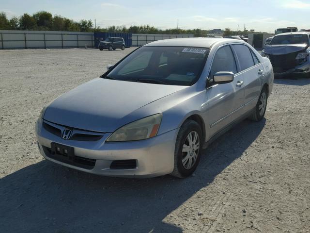 3HGCM56487G709842 - 2007 HONDA ACCORD LX SILVER photo 2