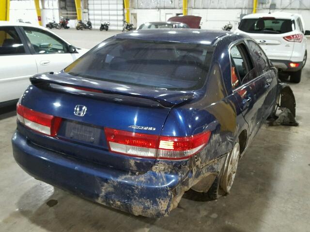 1HGCM66533A074391 - 2003 HONDA ACCORD EX BLUE photo 4