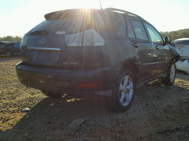 2T2HA31U05C067354 - 2005 LEXUS RX 330 GRAY photo 4