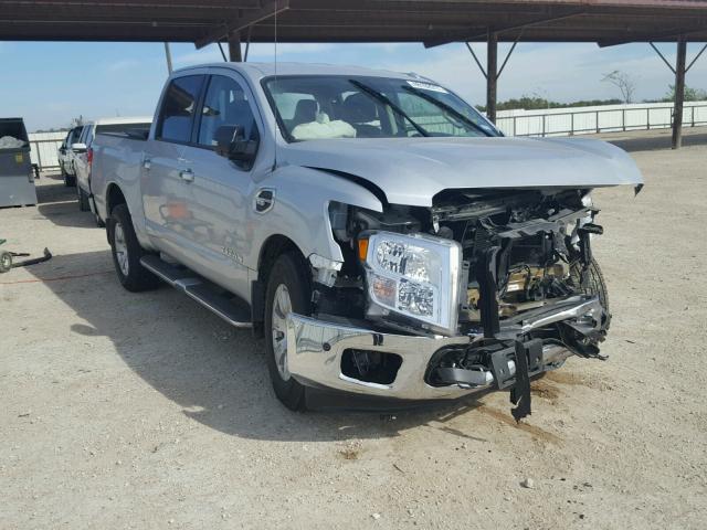 1N6AA1E50HN543615 - 2017 NISSAN TITAN SV SILVER photo 1