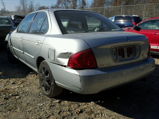 3N1CB51D94L902857 - 2004 NISSAN SENTRA 1.8 SILVER photo 3