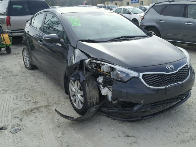 KNAFX4A68E5204648 - 2014 KIA FORTE LX BLACK photo 1