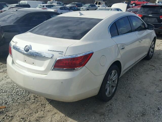1G4GC5EG6AF190938 - 2010 BUICK LACROSSE C WHITE photo 4
