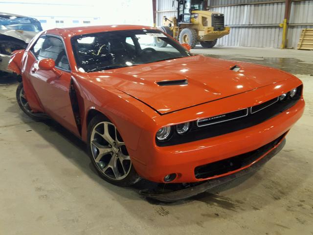 2C3CDZAG3GH316696 - 2016 DODGE CHALLENGER ORANGE photo 1